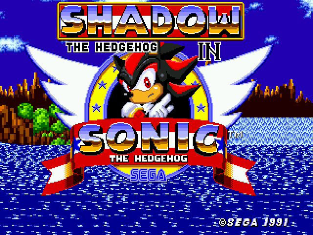Shadow the Hedgehog Title Screen